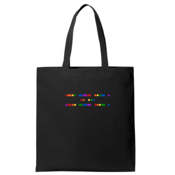 LOVE IS LOVE Pride Morse Code Tote